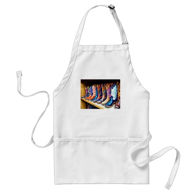Cowboy Boots Standard Apron (Front)