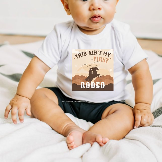 Cowboy Boots T-Shirt, first rodeo tee (Creator Uploaded)