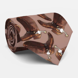 cowboy boots tie