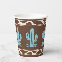 Cowboy Cactus Cow Print Western Birthday