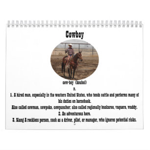 Cowboy Calendar 2 - Customised
