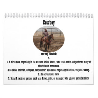 Cowboy Calendar 2 - Customised