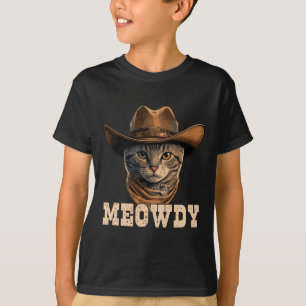 Cowboy Cat Meowdy 1 T-Shirt