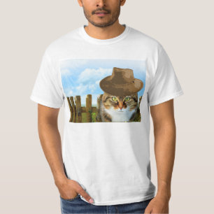 Cowboy cat Tee shirts
