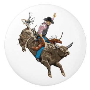 Cowboy Ceramic Knob