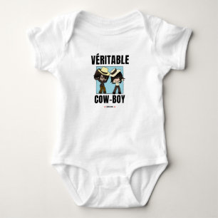 cowboy chibi body baby bodysuit