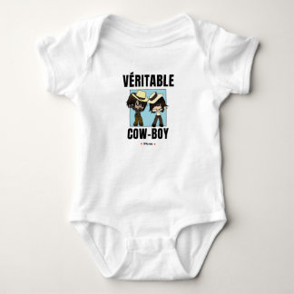 cowboy chibi body baby bodysuit