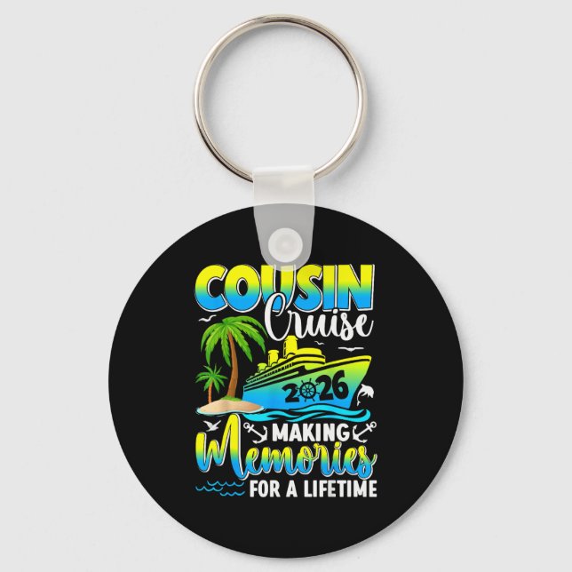 Cowboy Chihuahua Funny Western Cowboy Dog Lover  Key Ring (Front)