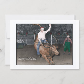 Cowboy Christmas Holiday Card