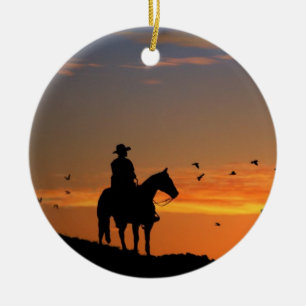 Cowboy Christmas Ornament