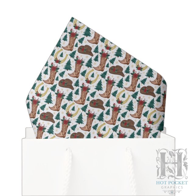 Cowboy Christmas Tissue Paper (Creator Uploaded)