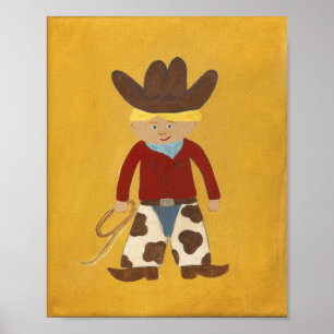 Cowboy Clyde Nursery Art - PRINT