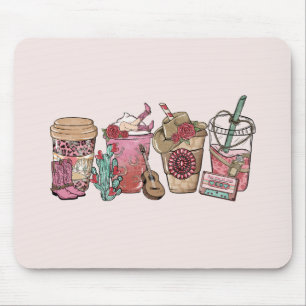 Cowboy Coffee Time Mouse Mat