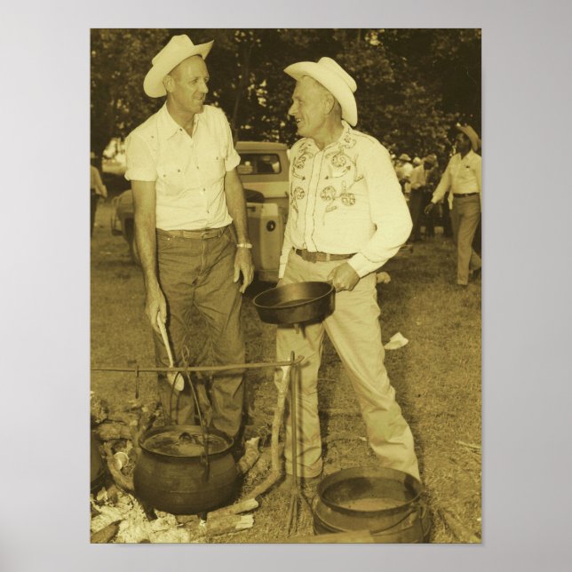 COWBOY COOKS POSTER PRINT (Front)