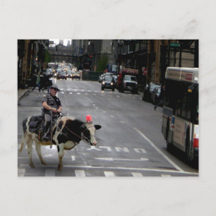 Cowboy Cop Postcard