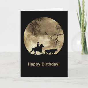 Cowboy Country Western Happy Birthday Card