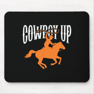 Cowboy Cowgirl Rodeo Western Southern Cowboy Mouse Mat