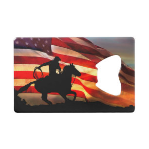 Cowboy Credit Card Bottle Opener Gift