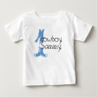 Cowboy Customisable 1st Birthday Tshirt