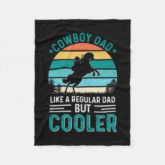 Cowboy Dad Fleece Blanket
