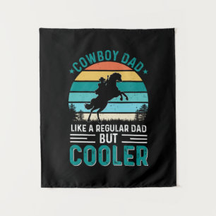 Cowboy Dad Tapestry