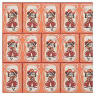 cowboy dog print fabric