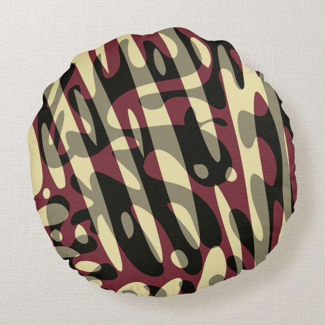 Cowboy Dust Round Pillow (Back)