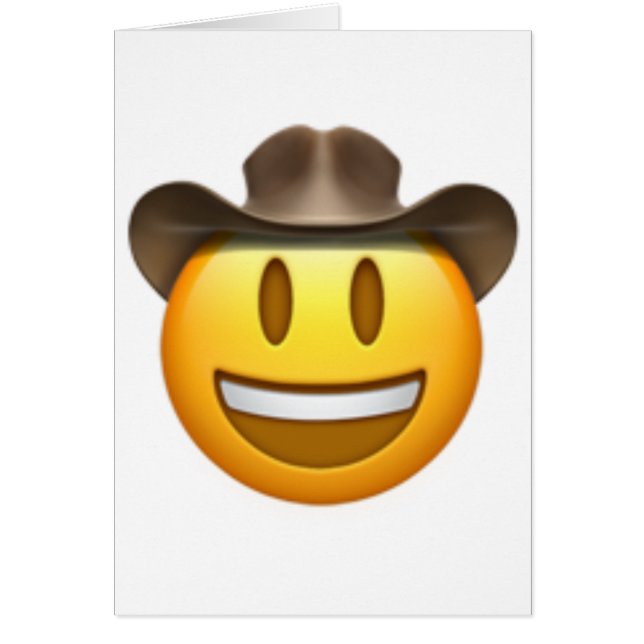 Cowboy emoji face (Front)