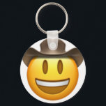 Cowboy emoji face key ring<br><div class="desc">If you love the cowboy style don't miss out on this emoji design!</div>