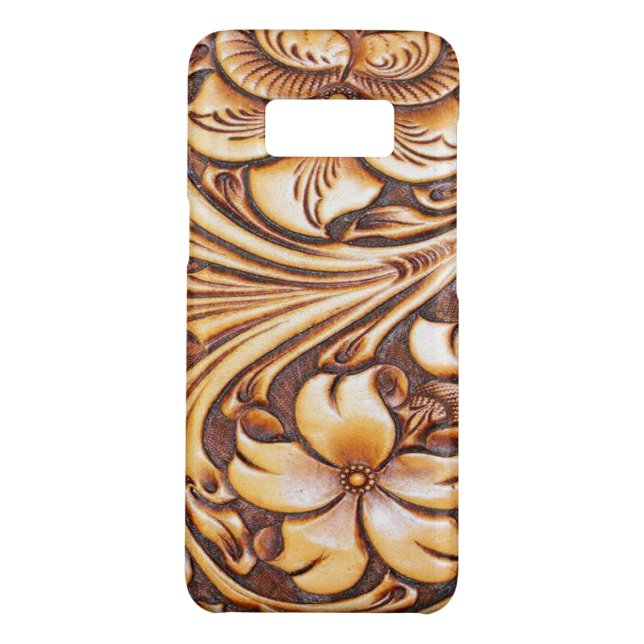 Cowboy Fashion Western Country Tooled Leather Case-Mate Samsung Galaxy Case (Back)