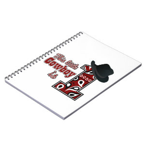 Cowboy First Birthday Notebook