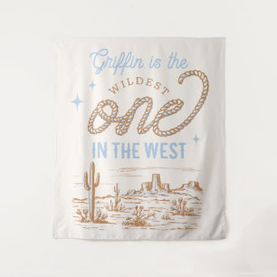 Cowboy First Birthday Tapestry