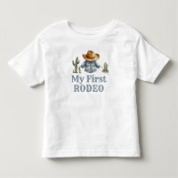 Cowboy First Rodeo Birthday Boy