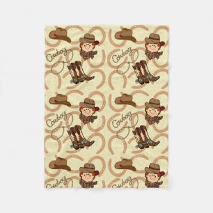 Cowboy Fleece Blanket
