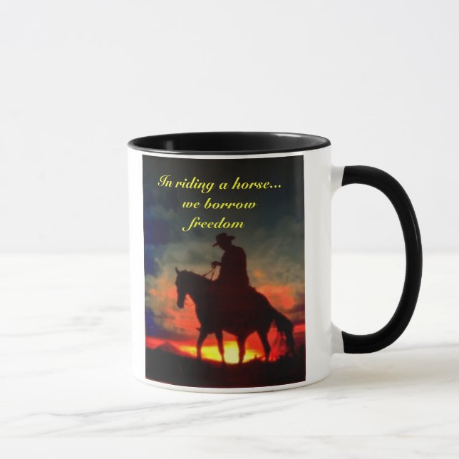 Cowboy freedom mug (Right)
