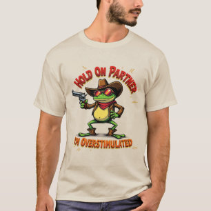 Cowboy Frog Meme Sweatshirt - Western Cowboy Gift  T-Shirt