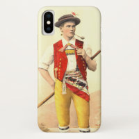 Cowboy from Appenzell in Traditional Swiss Costume