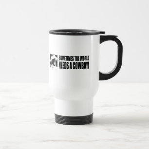 Cowboy George W Bush Travel Mug