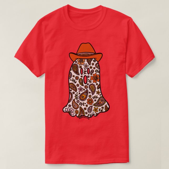 Cowboy Ghost T-Shirt (Design Front)
