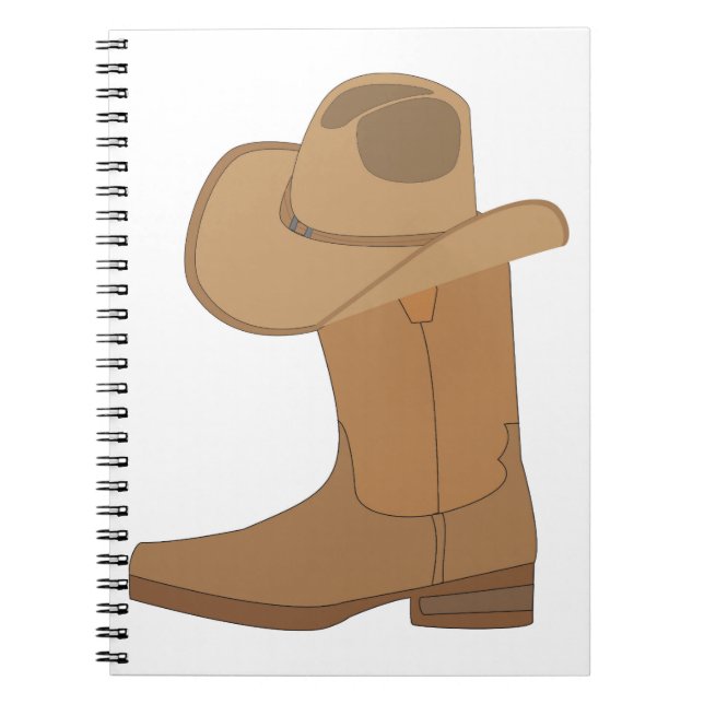 Cowboy Hat and Boot Notebook (Front)