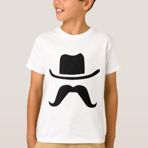 Cowboy Hat and Moustache T-Shirt