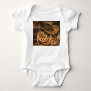 Cowboy Hat Baby Bodysuit