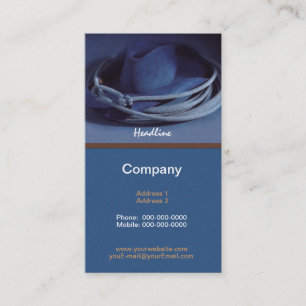 Cowboy Hat Business Card