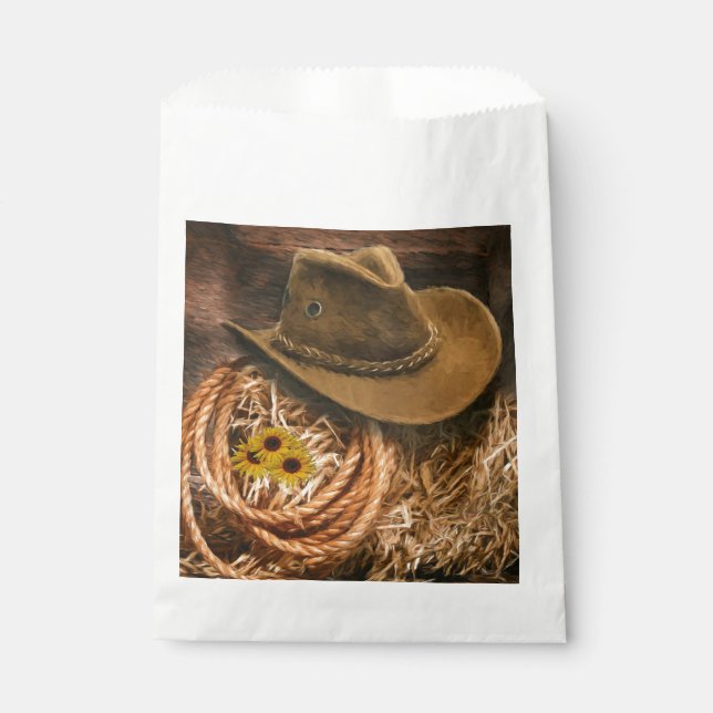 Cowboy Hat Favour Bags (Front)