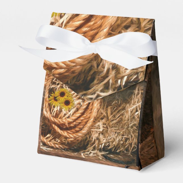 Cowboy Hat Favour Box (Front Side)