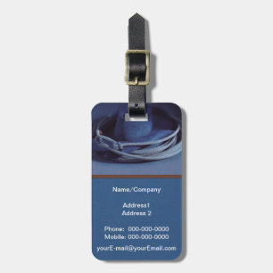 Cowboy Hat Luggage Tag