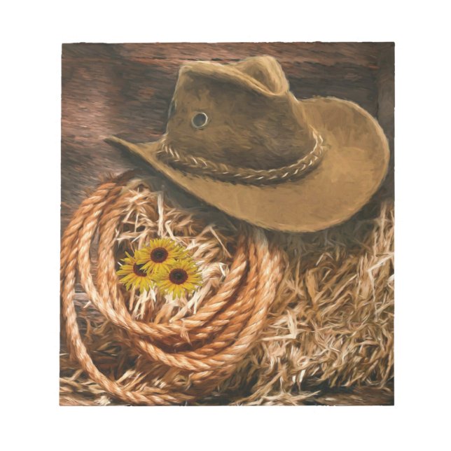 Cowboy Hat Notepad (Front)
