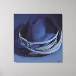 Cowboy Hat Stretched Canvas Print