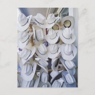Cowboy hats hanging in a hat shop, Texas, USA Postcard