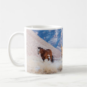 Cowboy Horse Drive on Hideout Ranch Coffee Mug
